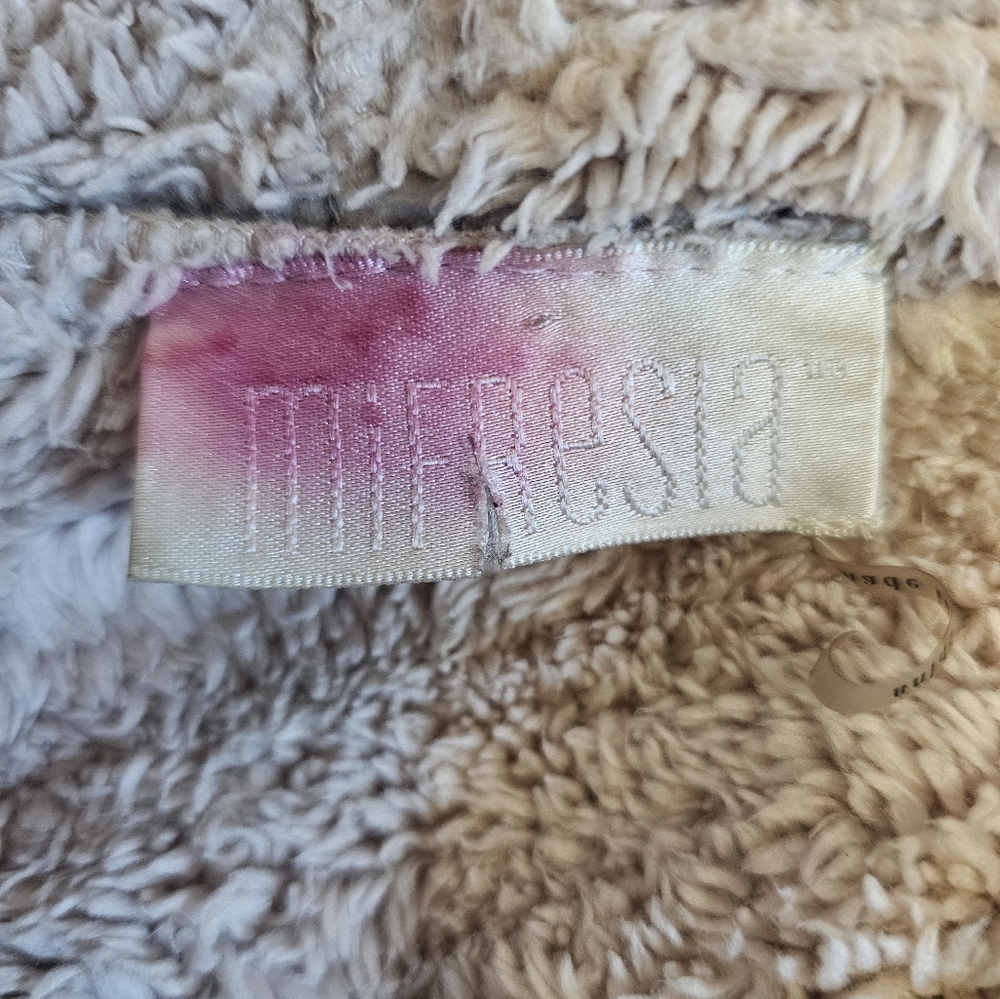 MiFresia faux suede and faux fur hooded jacket. Large - Picture 6 of 6